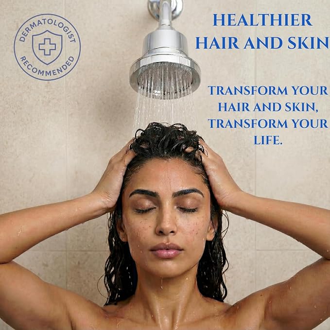 Filtered Showerhead – High Pressure, Heavy Metals & Microplastics – Hard Water - Image 2