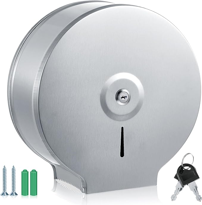 Mifoci 1 Pcs Industrial Toilet Paper Holder Commercial Roll Dispenser Wall by Mifoci