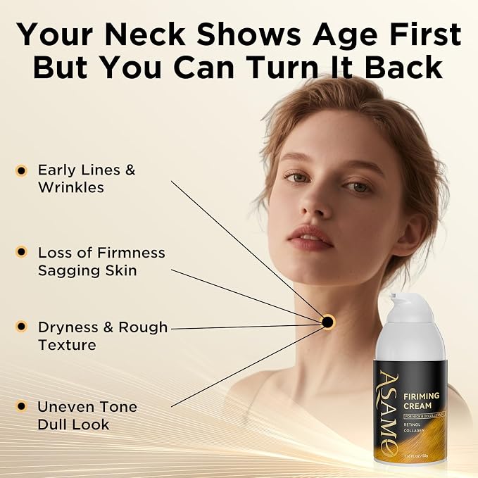 Firming Neck Cream for tightening and firming, Collagen & Hyaluronic Acid - Image 5