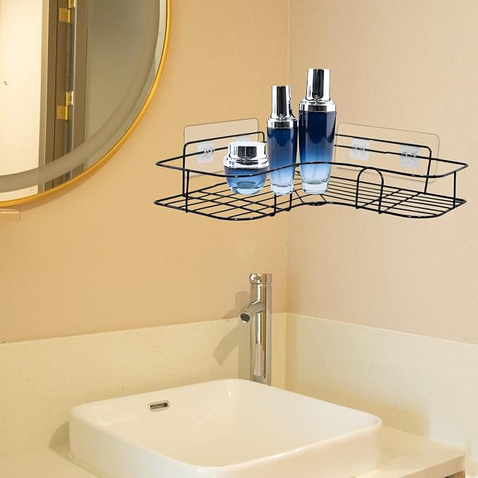 4 Pack Shower Caddy Adhesive for Replacement, Strong Transparent Adhesive for - Image 5
