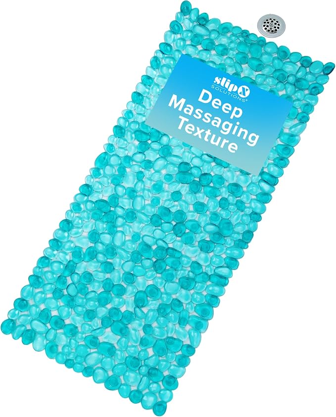 SlipX Solutions Non Slip Pebble Bath Mat by SlipXSolutions