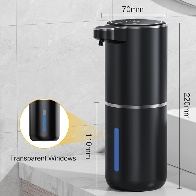 Automatic Soap Dispenser Touchless, Liquid Soap Dispenser 4-Level Adjustable - Image 2
