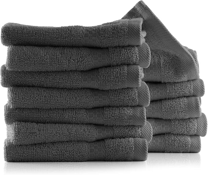 Hearth & Harbor Washcloths 12 Pack by HearthHarbor