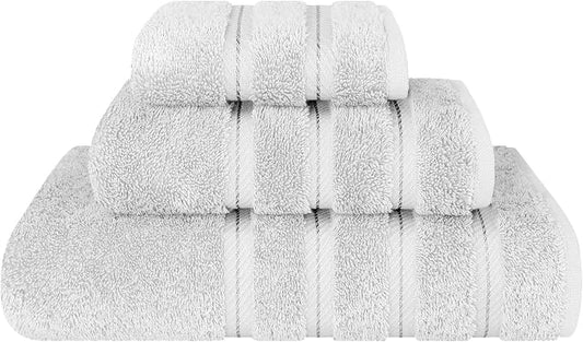 American Soft Linen Premium 3 Piece Towel Set, 1 Bath Towel 1 Hand Towel 1 by AmericanSoftLinen