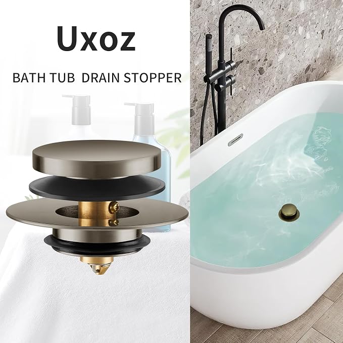 Bathtub Drain Stopper, Uxoz Universal Tub Stopper - Image 2