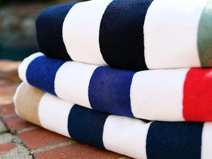Laguna Beach Textile Co. Striped Cabana Beach Towel - Image 8