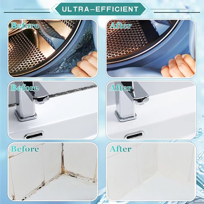 Bleach Stain Remover Gel, Heavy-Duty Tile Grout Cleaner - Image 2