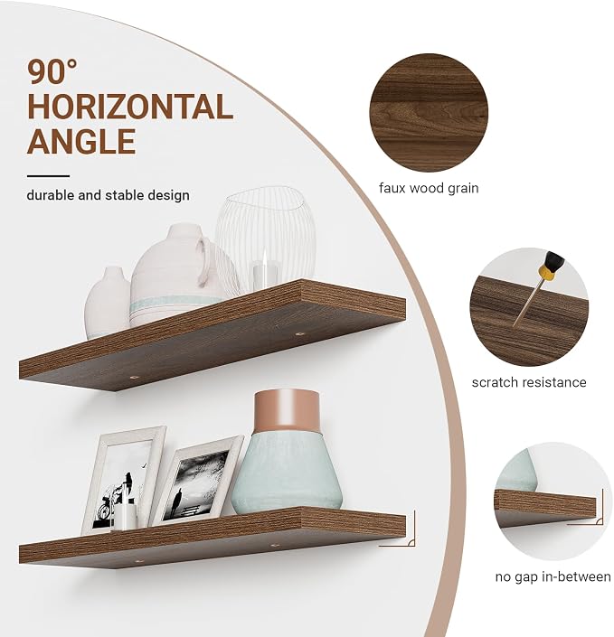 Heimlove 32 Inch Floating Shelves - Image 4