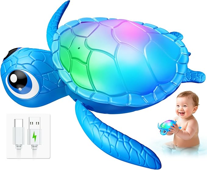 Electric Swimming Turtle Bath Toys by Unknown