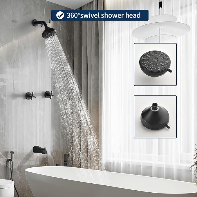2 Handle Shower Faucet Set - Image 3