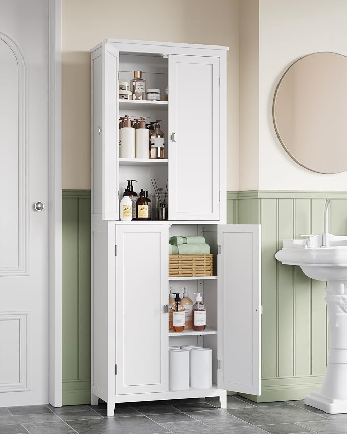 VASAGLE Floor Storage Cabinet, Freestanding Storage Unit by VASAGLEbySONGMICSHOME