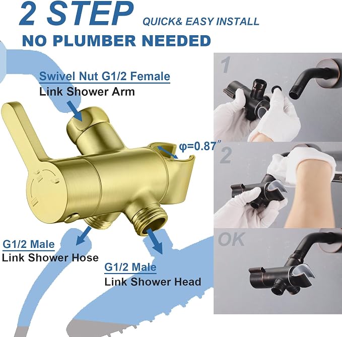 3 Way Shower Diverter Valve - Image 6