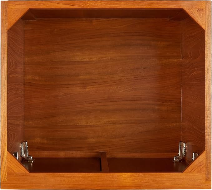Signature Hardware 953363-24-RUMB-1 Novak 24" Freestanding Teak Single Basin - Image 8