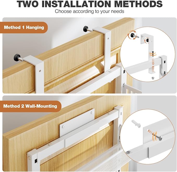 Pantry Door Organizers and Storage, 6-Tier Large Metal Heavy-Duty Frame Over - Image 4