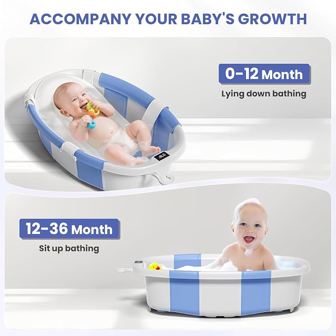 Collapsible Baby Bathtub, Baby Tubs - Image 3