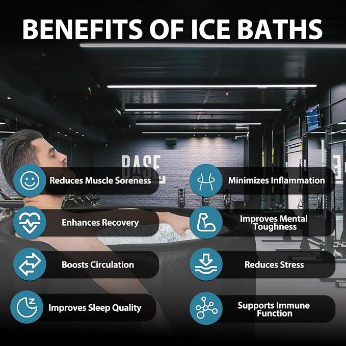 Ice Bath Tub, Inflatable Cold Plunge Tub, Water Chiller Compatible, 151.3Gallon - Image 6