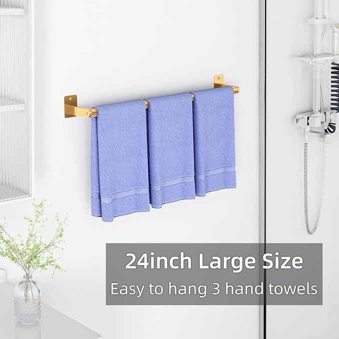 Bathroom Towel Bar, 24 Inch Towel Racks - Image 5