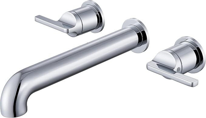 SITGES Solid Brass Wall Mount Tub Filler, High-End Design, High Flow Bathtub by SITGES