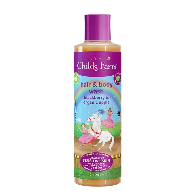 Childs Farm Blackberry & Organic Apple Hair & Body Wash 250ml by ChildsFarm