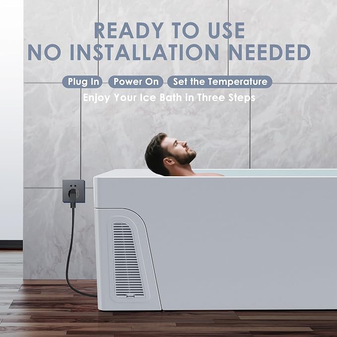 Deeptime Smart Cold Plunge Tub, Ice Bath - Image 9