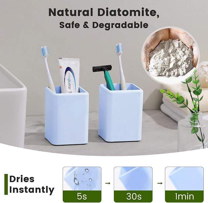 Luxspire Toothbrush Holders, Fast Drying Toothbrush Holders - Image 4