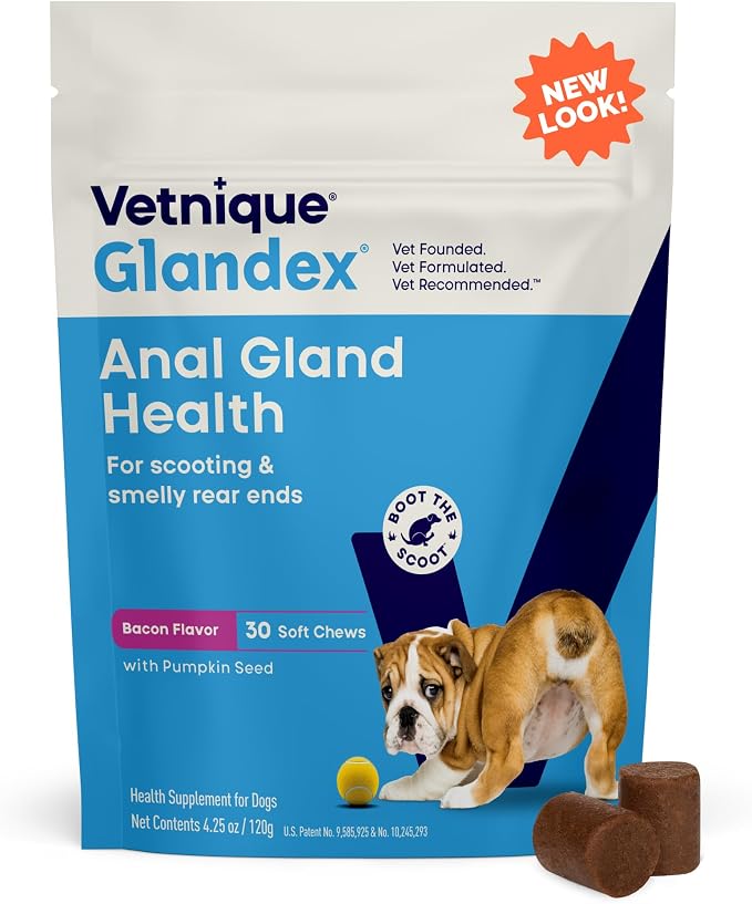 Vetnique Glandex Anal Gland Soft Chew Treats by VetniqueLabs