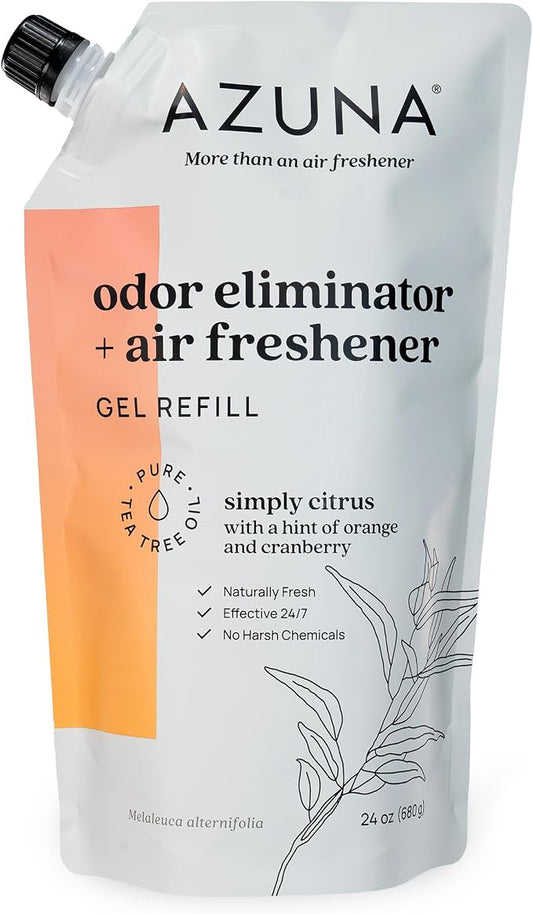 Azuna All-Natural Odor Remover Gel Refill Pouch | Air Purifier by Azuna