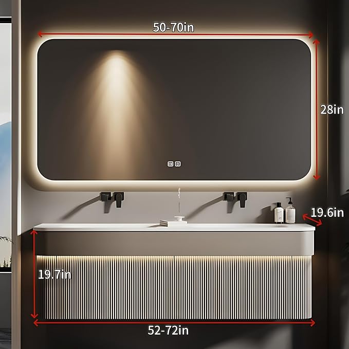 72IN Double Bathroom Vanity - Image 2