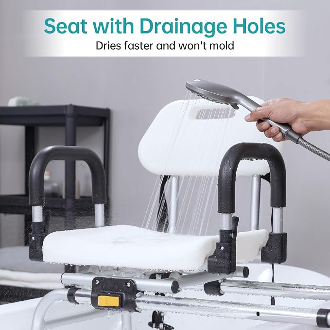 ELENKER Sliding Shower Chair - Image 5