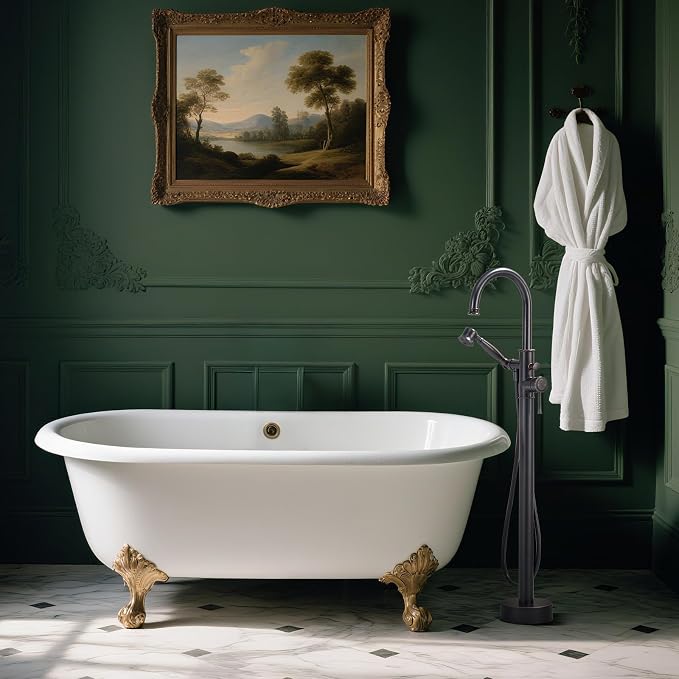 Free Standing Tub Faucet, Wintap Classic Freestanding Bathtub Faucet - Image 2