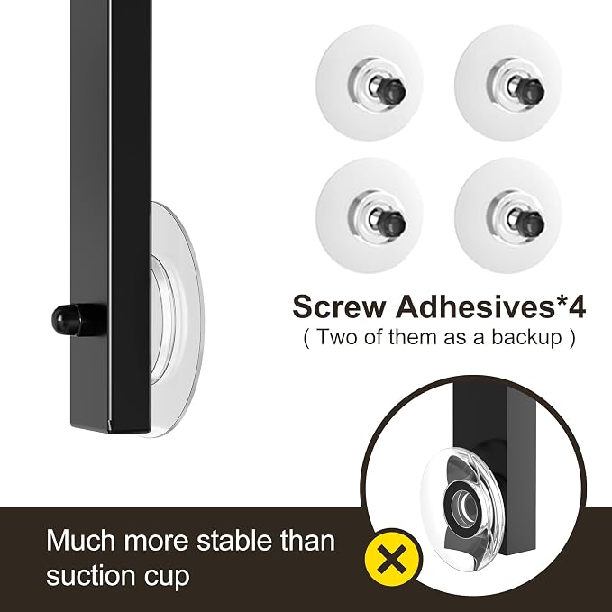 Orimade Adjustable Anti-slip Hanging Shower Caddy over Shower Head, Rustproof - Image 6