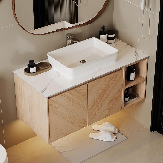 36'' Floating Vanity Bathroom, Single Bathroom Vanity - Image 4