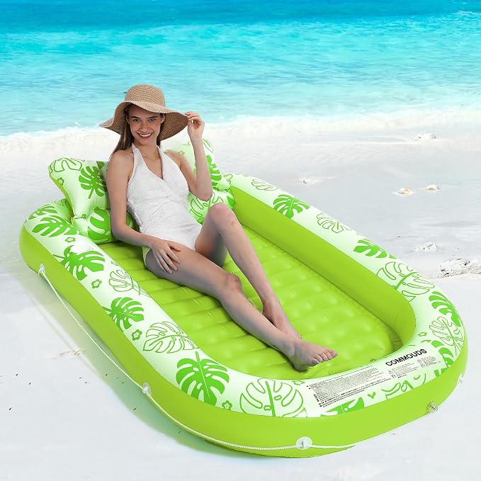 Inflatable Tanning Pool Lounger Float - Image 9