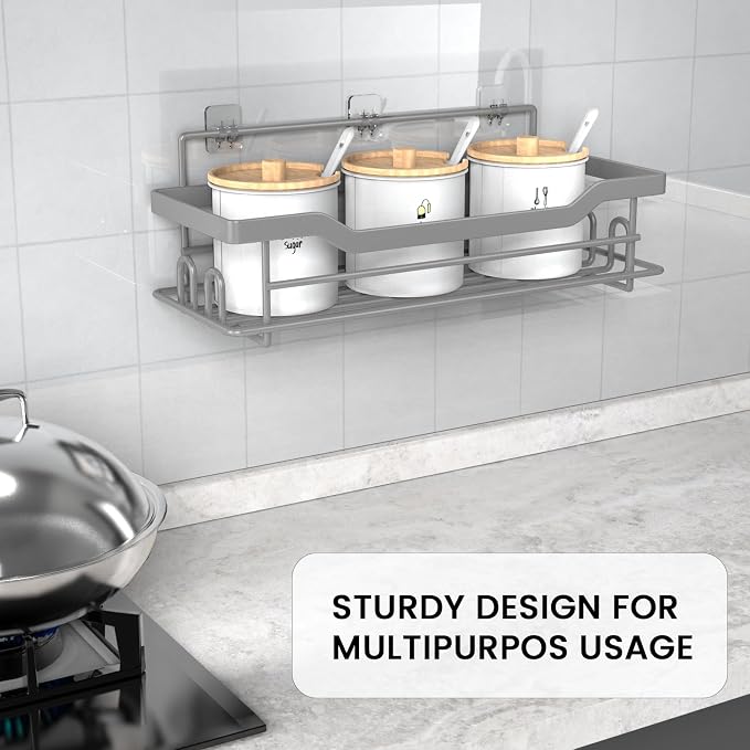 Shower Caddy Shelves Organizer, Single Pack, No Drilling Wall Mounted Self - Image 4