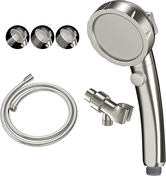 KAIYING Brushed Nickel High Pressure Handheld Shower Head by KAIYING