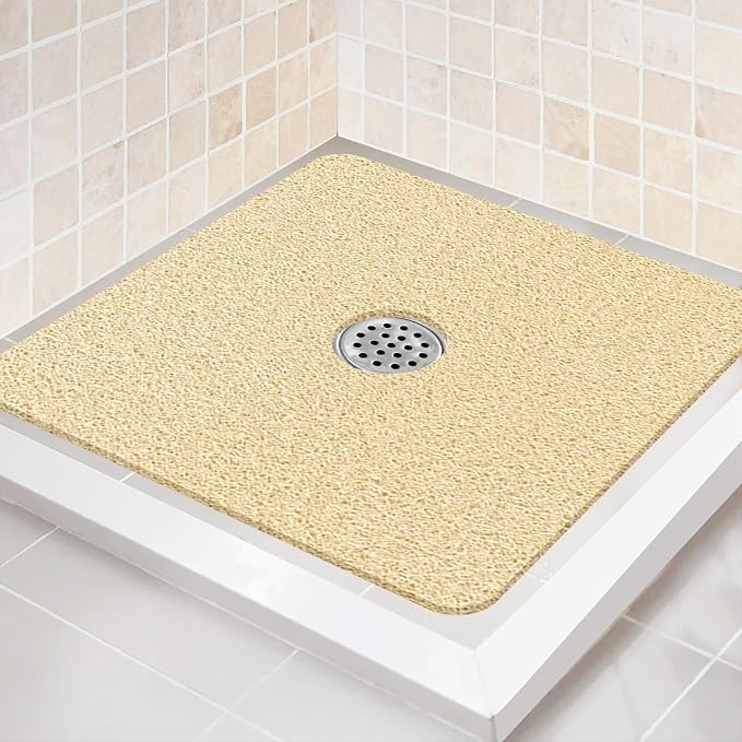 Shower Mat Non Slip, 27 x 27 Inch Extra Large Bath Mat by Zoryllic
