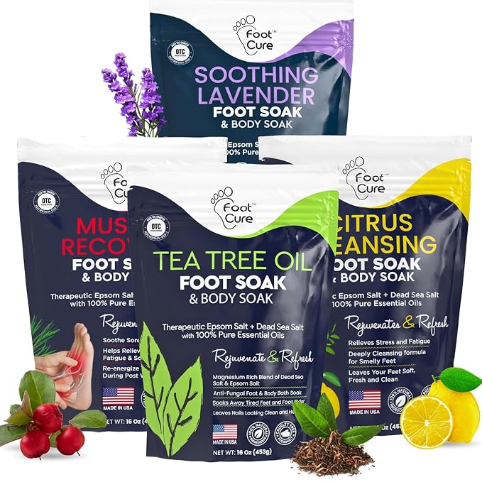 FOOT CURE Premium Epsom Salt Foot Soak by FOOTCURE