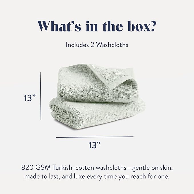Brooklinen Super-Plush Turkish Cotton Washcloths - Image 2