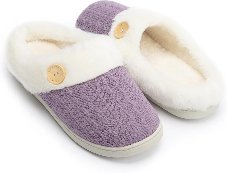 Chantomoo Womens Slipper Warm Comfy Memory Foam House Slippers Knitted Shoes by Chantomoo