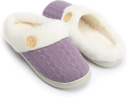 Chantomoo Womens Slipper Warm Comfy Memory Foam House Slippers Knitted Shoes by Chantomoo