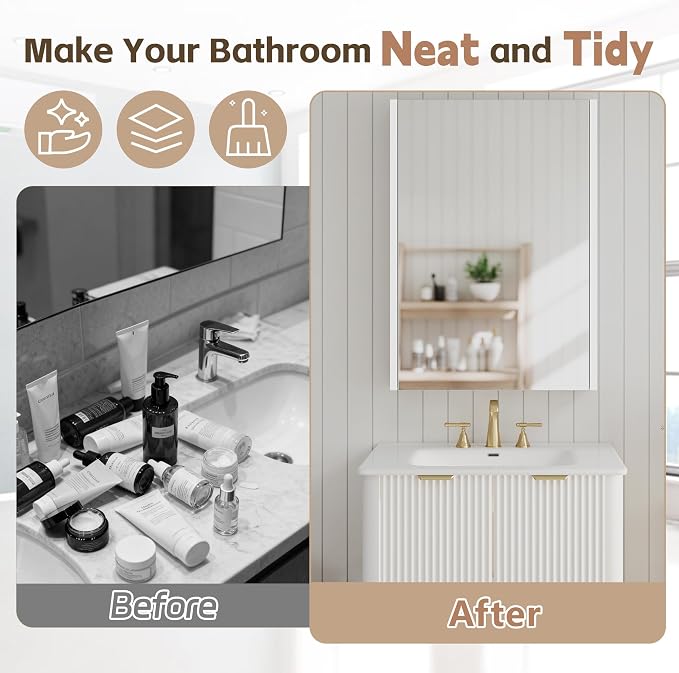 Lighted Bathroom Medicine Cabinet - Image 5