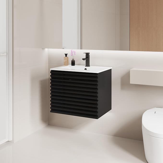LUCKWIND 24" Floating Bathroom Vanity - Image 2