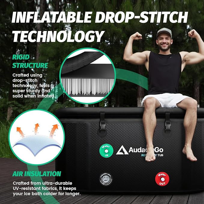 XXL Ice Bath Tub for Athletes, Compatible - Image 3