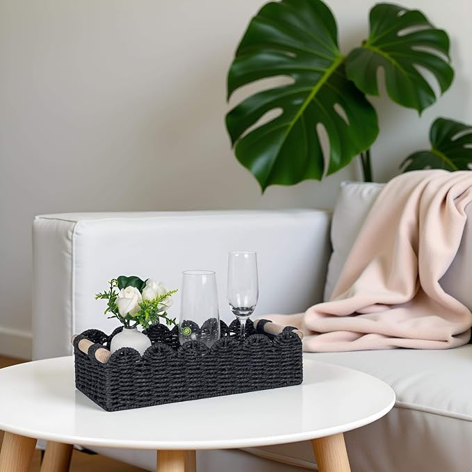 CubesLand Scalloped Edge Decor Basket - Image 3