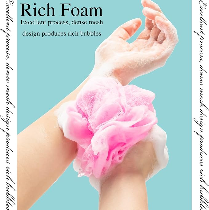 CHENGU 80 Pcs Loofah Bulk Sponge Bath Sponges - Image 3