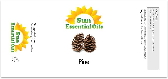 Sun Essential Oils 8oz Pine Essential Oil - Image 2