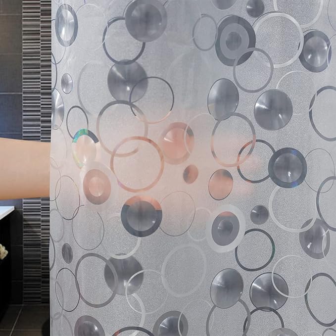AooHome Plastic Narrow Shower Curtain Liner - Image 3