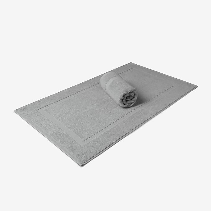 SALBAKOS 100% Turkish Cotton Bath Mat Set 2-Piece by SALBAKOS