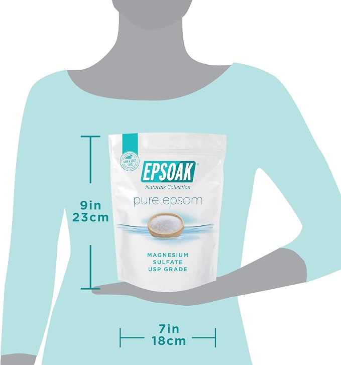 Epsoak Epsom Salt 4 lbs. USP Magnesium Sulfate - Image 9
