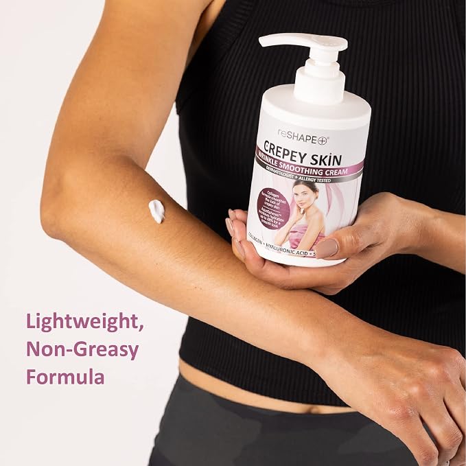 Reshape+ Crepey Skin Treatment Cream Wrinkle Smoothing Lotion Anti Aging Skin - Image 4